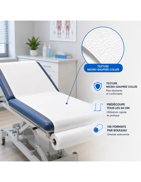 Drap d’examen BB’Roll Confort 50 x 35 cm - 9 rouleaux