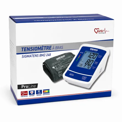 TENSIOMÈTRE ÉLECTRONIQUE AU BRAS AUTOMATIQUE SIGMATENS BMZ-248