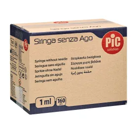 SERINGUES TUBERCULINE 3 CORPS 1 ML STÉRILES PIC - boîte de 100