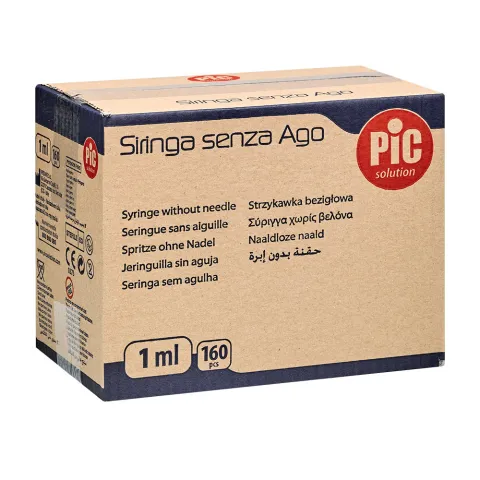SERINGUES TUBERCULINE 3 CORPS 1 ML STÉRILES PIC - boîte de 100