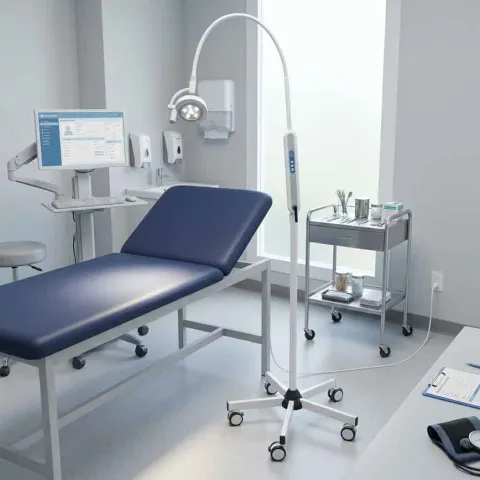 Lampe d'examen 15W LED sur pied roulant MEDICLINIC
