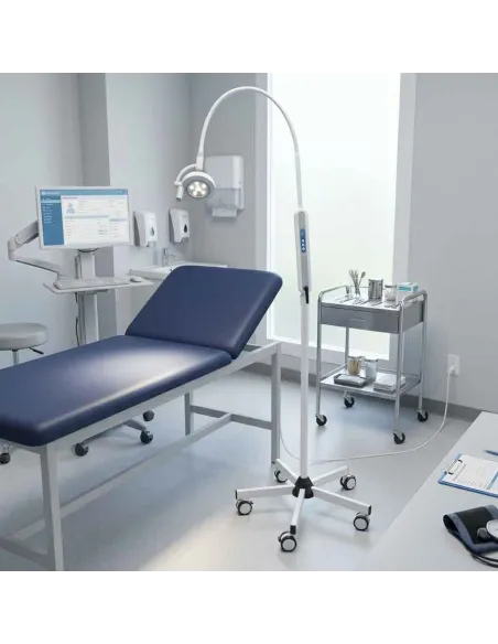 Lampe d'examen 15W LED sur pied roulant MEDICLINIC