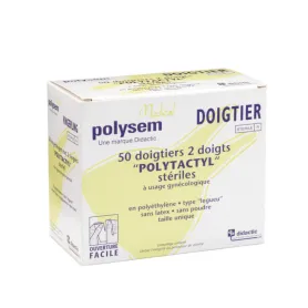 Doigtiers 2 doigts stériles Didactic emballage individuel