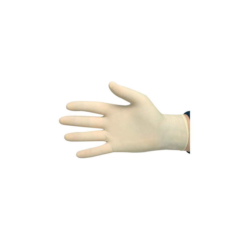 Gants latex jetables poudrés (boite de 100 gants)