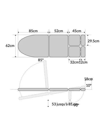FAUTEUIL ÉLECTRIQUE POUR PODOLOGIE