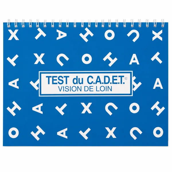 Test de cadet vision de loin lettres MC2 étalonné 2,50 m