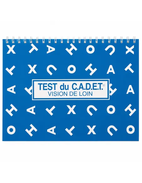 Test de cadet vision de loin lettres MC2 étalonné 2,50 m