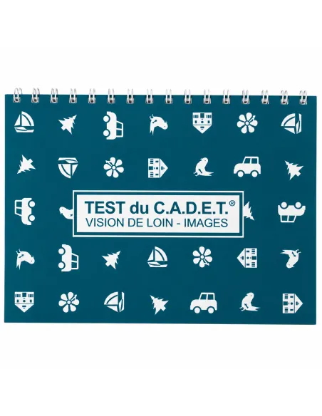 Test de Cadet vision de loin 2,50 m lettres images MC2