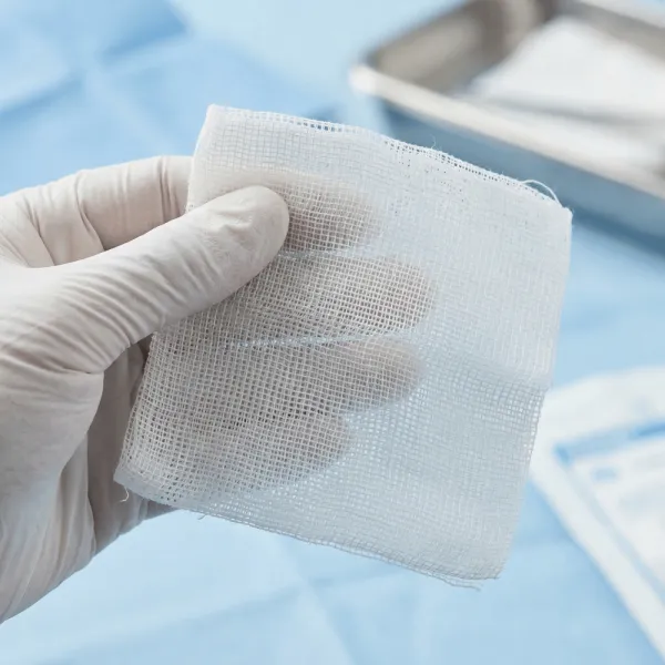 Compresses stériles non tissées 4 plis MEDICLINIC boîte 100