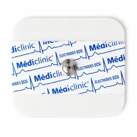 ELECTRODE ECG RECTANGLE 40 × 32,5 mm - MEDICLINIC