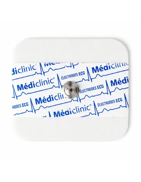 ELECTRODE ECG RECTANGLE 40 × 32,5 mm - MEDICLINIC