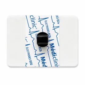 ÉLECTRODES ECG RECTANGLES PRÉGÉLIFIÉES À PONTET 29 x 45mm - sachet de 50
