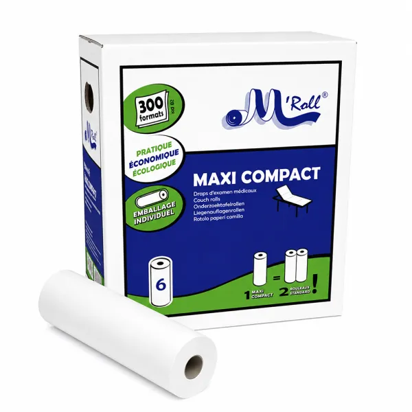 Drap d'examen M'ROLL 50x35 cm - 300 formats