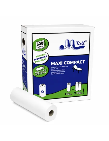 Drap d'examen M'ROLL 50x35 cm - 300 formats