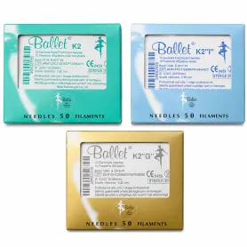 Aiguilles d’épilation K2 BALLET stériles CE - boîte de 50