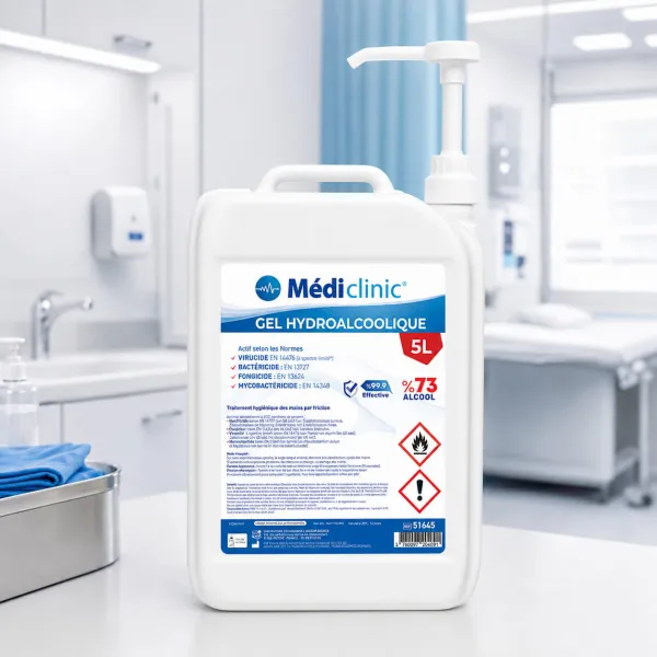 Gel hydroalcoolique  - Bidon de 5L