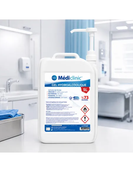 Gel hydroalcoolique  - Bidon de 5L