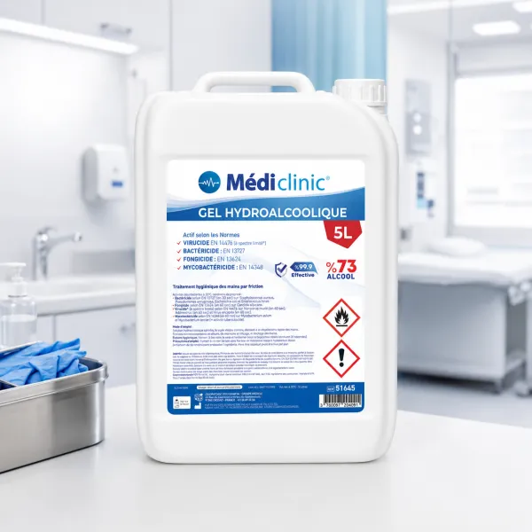 Gel hydroalcoolique  - Bidon de 5L