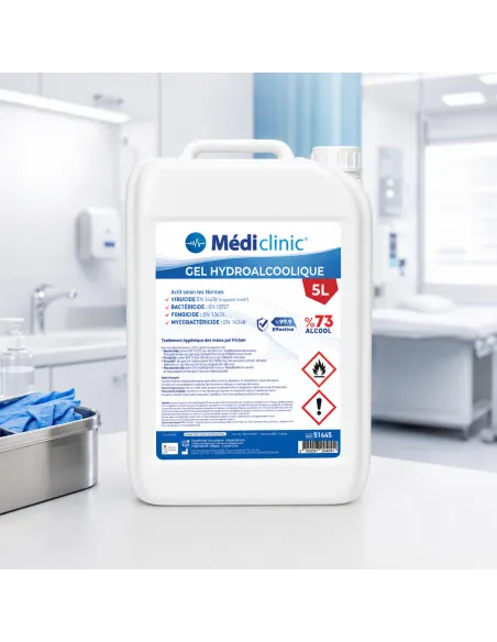 Gel hydroalcoolique  - Bidon de 5L