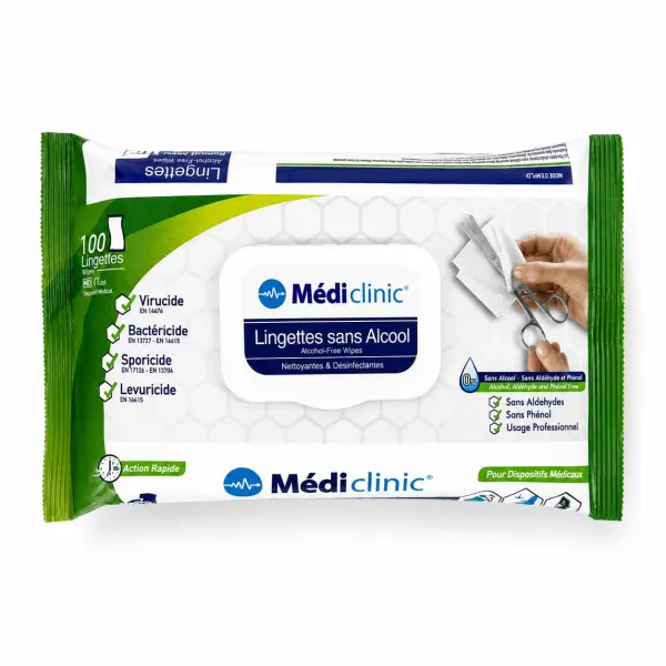 Lingettes désinfectantes Médi'Clinic