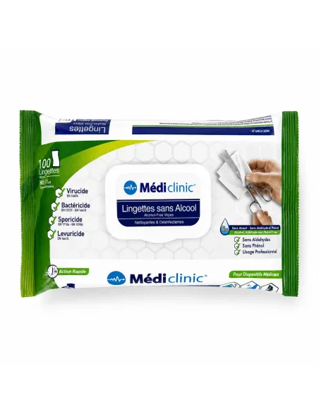 Lingettes désinfectantes Médi'Clinic