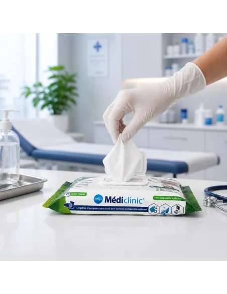 Lingettes désinfectantes Médi'Clinic