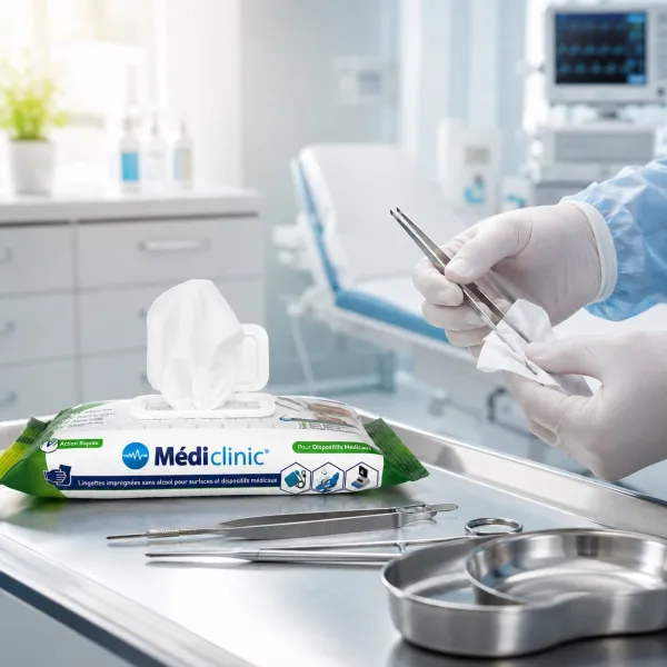 Lingettes désinfectantes Médi'Clinic