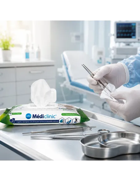 Lingettes désinfectantes Médi'Clinic