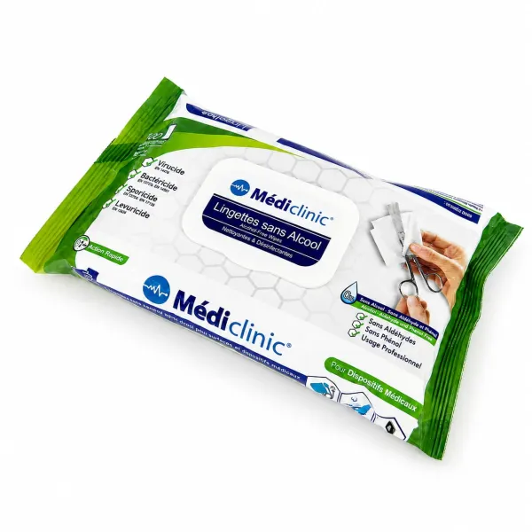 Lingettes désinfectantes Médi'Clinic