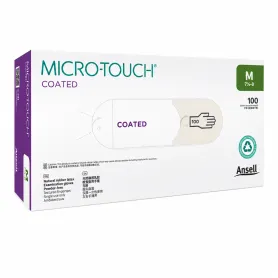 Gants latex sans poudre Micro-Touch Ansell 100 unités