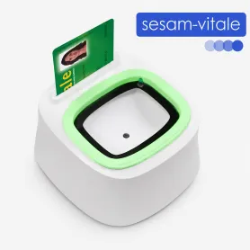 Lecteur carte Vitale DC300 3 en 1 PC/SC QR Code NFC