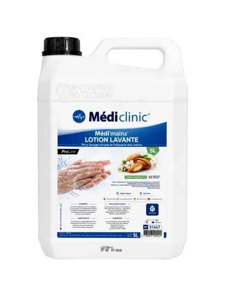 Lotion lavante mains ProLine 5 L pH neutre MÉDI'CLINIC