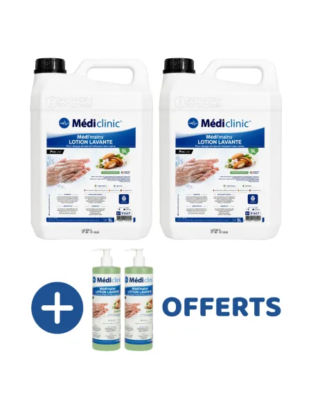 Médi’mains ProLine – Lotion lavante pH neutre, pack 11 L