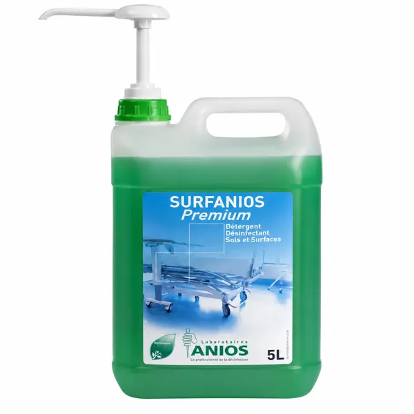Surfanios Premium ANIOS 5 L détergent désinfectant surfaces