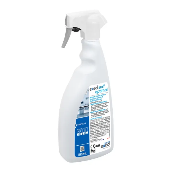 Spray Surf Optimal EXEOL sans alcool 750 ml pour surfaces