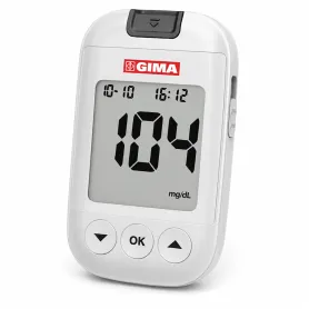 Glucomètre kit complet GIMA mg/dL Bluetooth, 1000 mesures