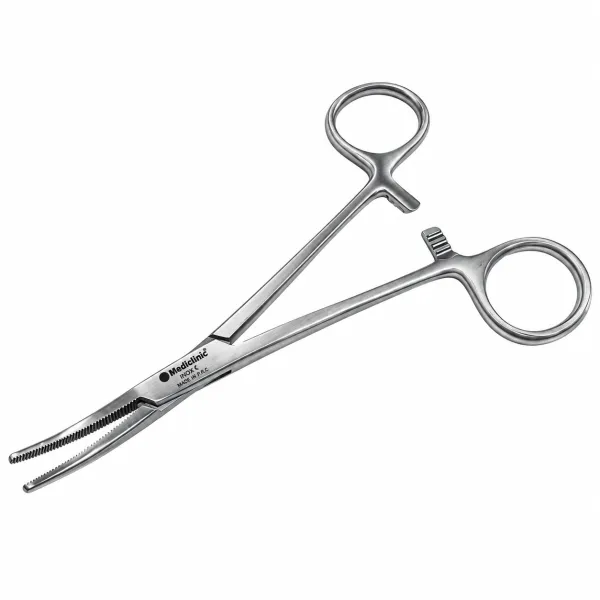 Pince Leriche courbe 15 cm sans griffes MEDICLINIC inox