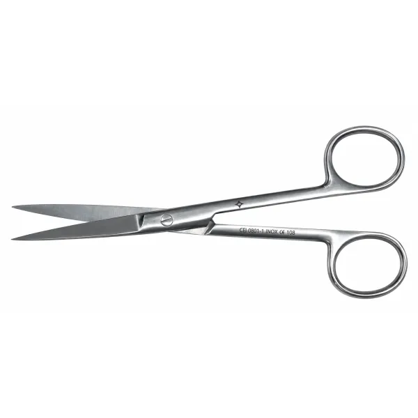Ciseaux pointus inox courbes - LD Medical