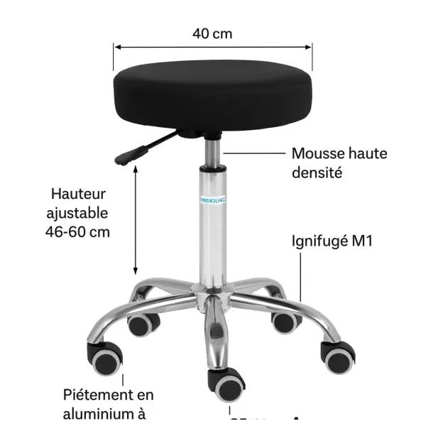 Divan d'examen électrique Liftback MEDICLINIC pack complet