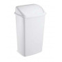 Poubelle Basic en plastique avec couvercle basculant 50 L