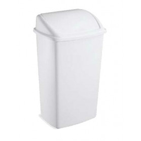 Poubelle Basic en plastique avec couvercle basculant 50 L