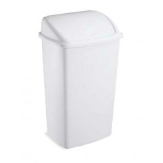 Poubelle Basic en plastique avec couvercle basculant 50 L