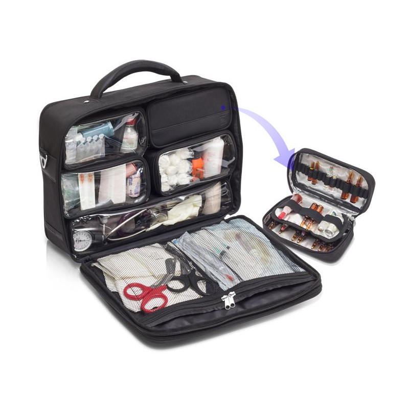 Mallette médecin en tissu Elite Bag Doctor noir Holtex