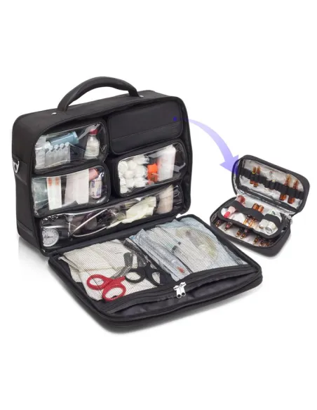 Mallette médecin en tissu Elite Bag Doctor noir Holtex