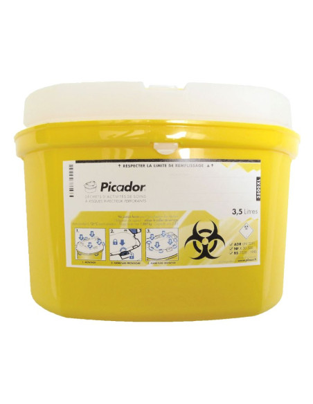 Boîte à aiguilles DASRI Picador® 3,5 L