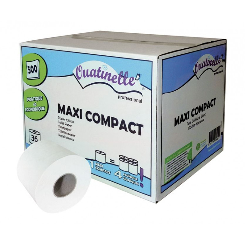 Papier toilette Compact carton de 36 rouleaux