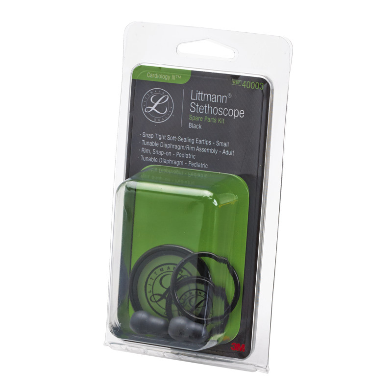 Kit pièces détachées pour stéthoscope 3M™ Littmann® noirCardiologie III™