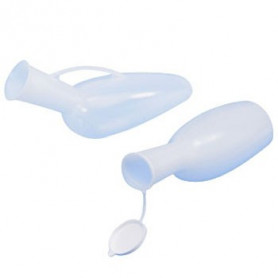 Urinal femme avec bouchon - Pistolet urinal femme pas cher