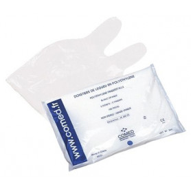 Doigtier 2 doigts en polyéthylène non stérile - Sachet de 100