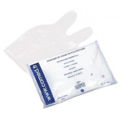 Doigtier 2 doigts en polyéthylène non stérile - Sachet de 100